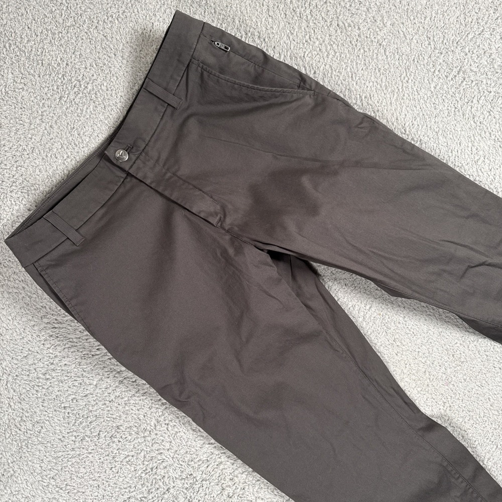 Birddogs Men's Gray Slim Fit Chino Unlined 32x32 Pants Stretch Performance